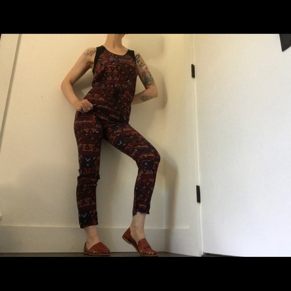 Forever 21 Art-deco Print Jumpsuit - Picture 5 of 12